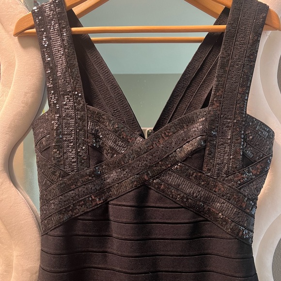 Herve Leger sequin bandage dress - Picture 2 of 7